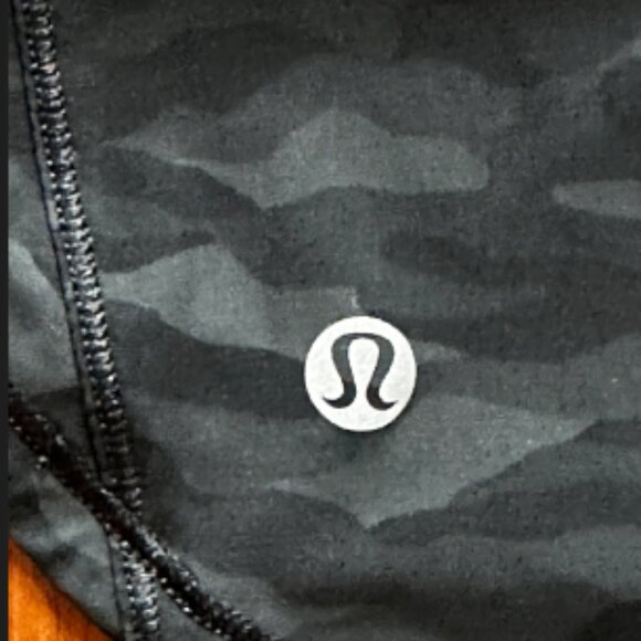 Lululemon Athletica Black/Gray Camouflage Sculpt Tank II W/Mesh Paneling - Picture 5 of 5